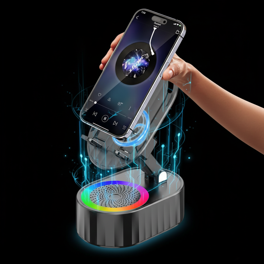Altavoz Bluetooth inducción 5 en 1