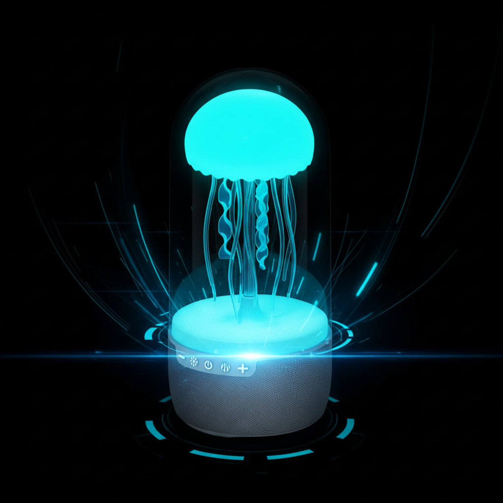 Altavoz LED de medusas