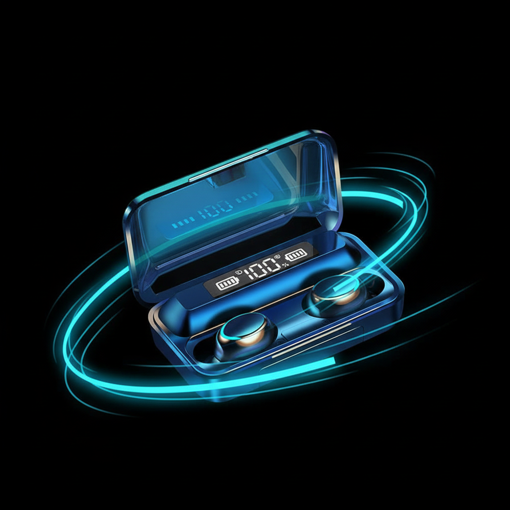 Auriculares deportivos pantalla LED
